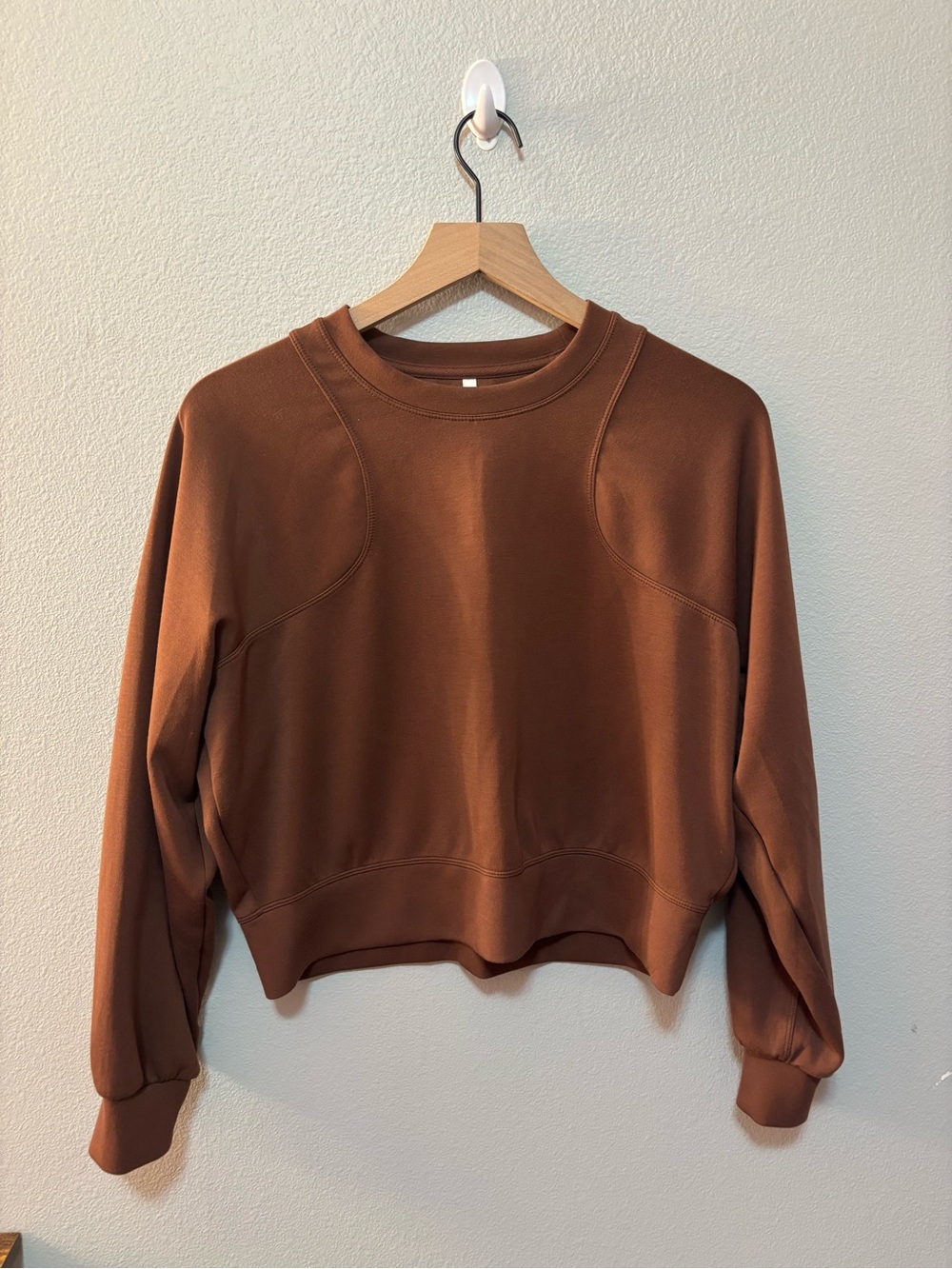 ✨HALARA Brown Crewneck Sweatshirt
